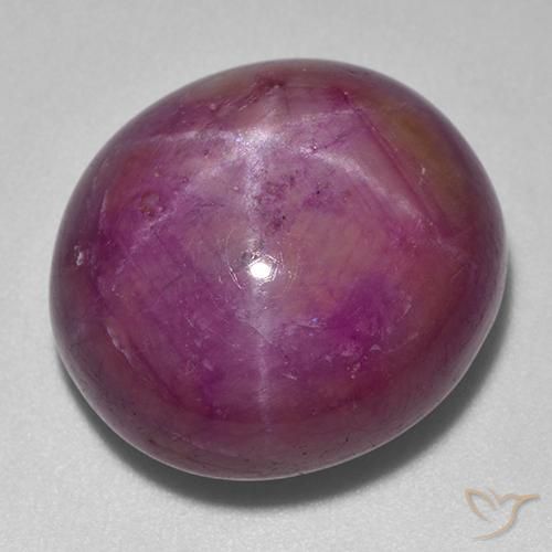 rubi estrela roxo avermelhado Natural 36.03ct, oval, Opaco