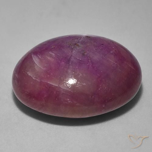 rubi estrela Roxo médio-escuro Natural 33.20ct, oval, Opaco