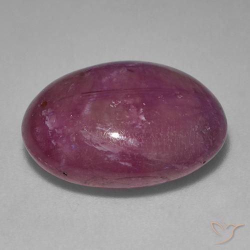 rubi estrela Roxo médio-escuro Natural 13.87ct, oval, Opaco