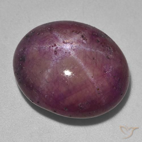 rubi estrela framboesa vermelha Natural 18.06ct, oval, Opaco