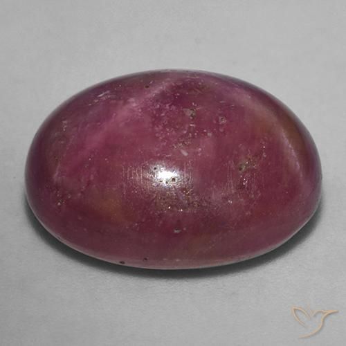 rubi estrela ameixa roxa Natural 25.89ct, oval, Opaco