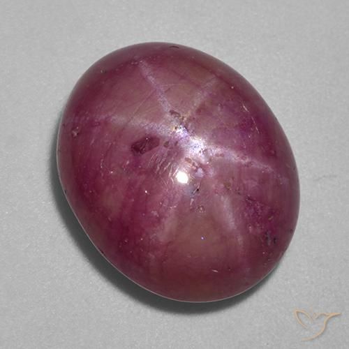 rubi estrela roxo médio Natural 11.99ct, oval, Opaco