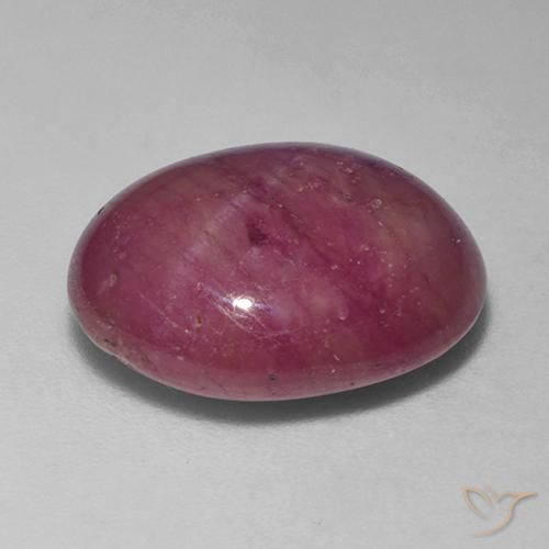 rubi estrela roxo médio Natural 11.99ct, oval, Opaco