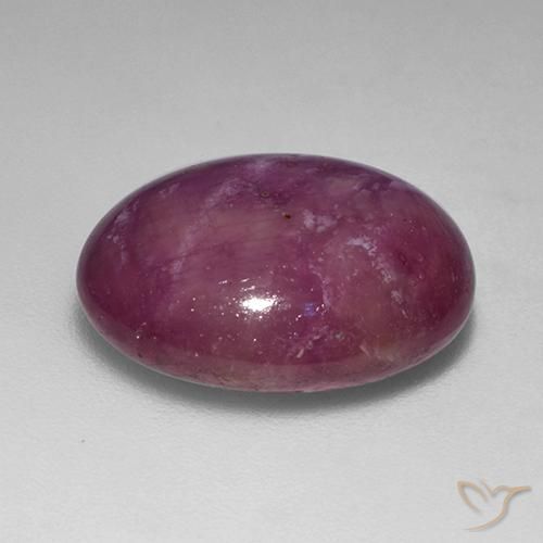 rubi estrela Roxo médio-escuro Natural 12.90ct, oval, Opaco