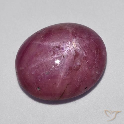 rubi estrela Magenta-Rosa Natural 11.80ct, oval, Opaco