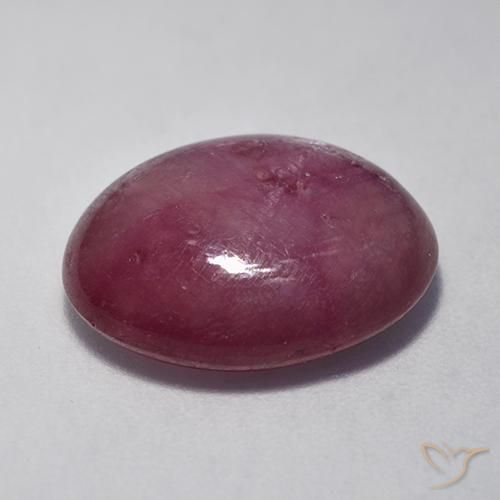rubi estrela Magenta-Rosa Natural 11.80ct, oval, Opaco