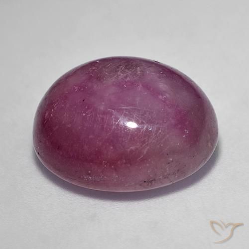 rubi estrela roxo avermelhado Natural 15.09ct, oval, Opaco