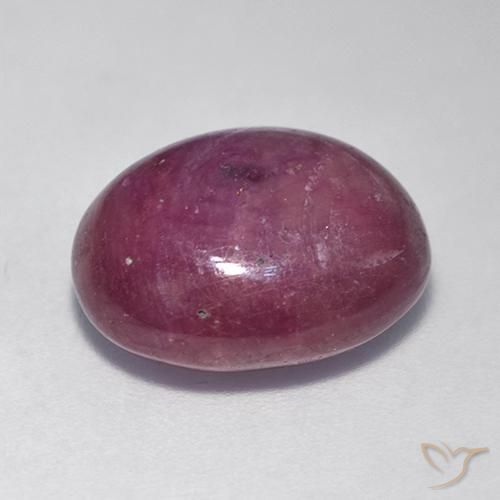 rubi estrela Roxo médio-escuro Natural 12.08ct, oval, Opaco