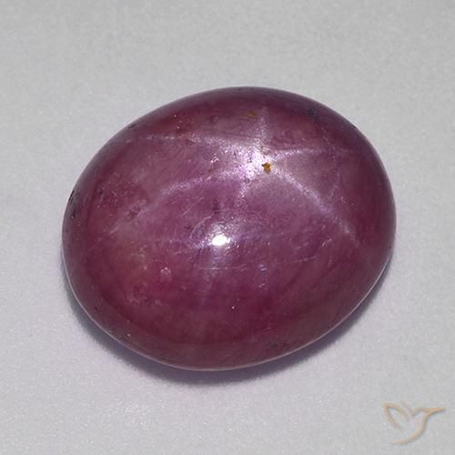 rubi estrela Roxo médio-escuro Natural 9.50ct, oval, Opaco