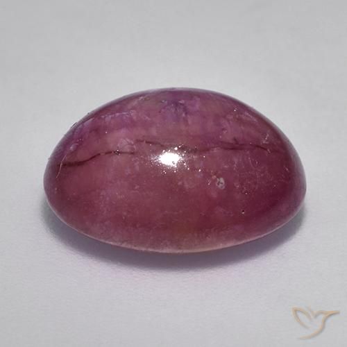 rubi estrela Roxo médio-escuro Natural 10.57ct, oval, Opaco