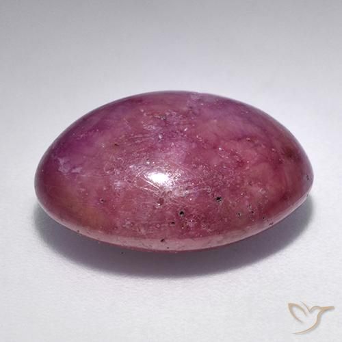 rubi estrela Roxo médio-escuro Natural 12.56ct, oval, Opaco