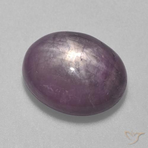 rubi estrela Luz roxa Natural 6.59ct, oval, Opaco