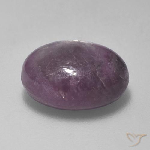 rubi estrela Luz roxa Natural 6.59ct, oval, Opaco