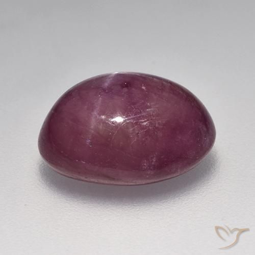 rubi estrela framboesa vermelha Natural 9.04ct, oval, Opaco