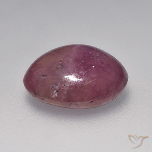 rubi estrela vermelho médio Natural 6.06ct, oval, Opaco