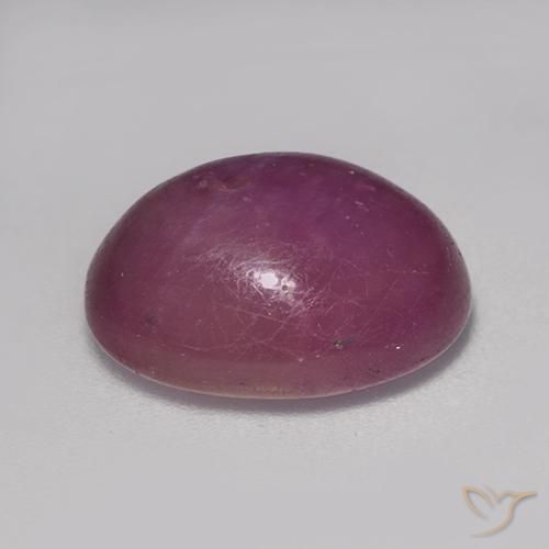 rubi estrela Roxo médio-escuro Natural 8.86ct, oval, Opaco