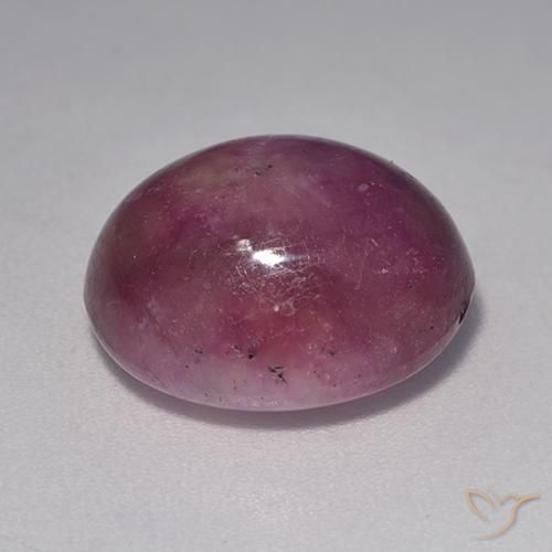 rubi estrela ameixa roxa Natural 11.15ct, oval, Opaco
