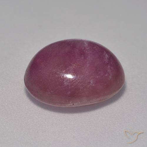 rubi estrela ameixa roxa Natural 6.32ct, oval, Opaco