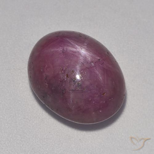 rubi estrela roxo avermelhado Natural 9.38ct, oval, Opaco