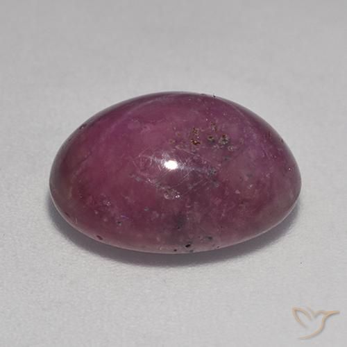 rubi estrela roxo avermelhado Natural 9.38ct, oval, Opaco