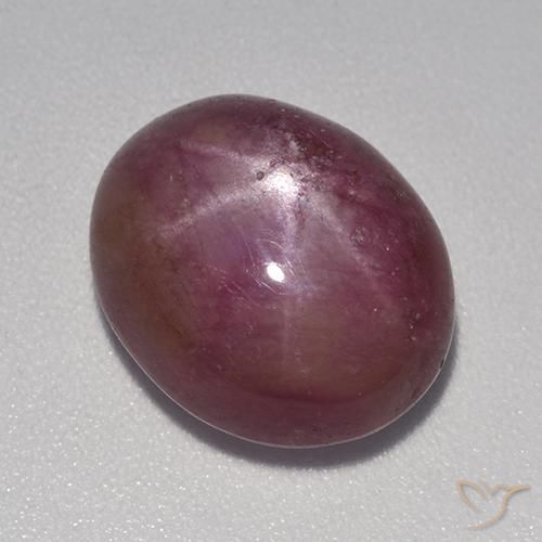 rubi estrela Roxo médio-escuro Natural 9.31ct, oval, Opaco