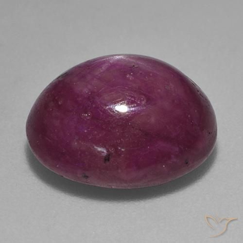rubi estrela Roxo médio-escuro Natural 10.00ct, oval, Opaco