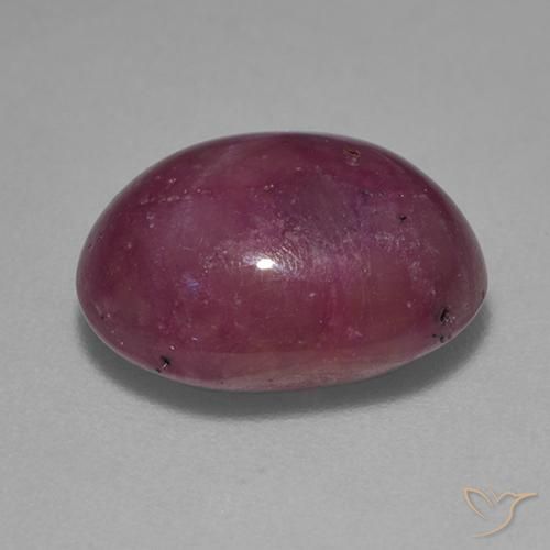 rubi estrela Roxo médio-escuro Natural 7.59ct, oval, Opaco