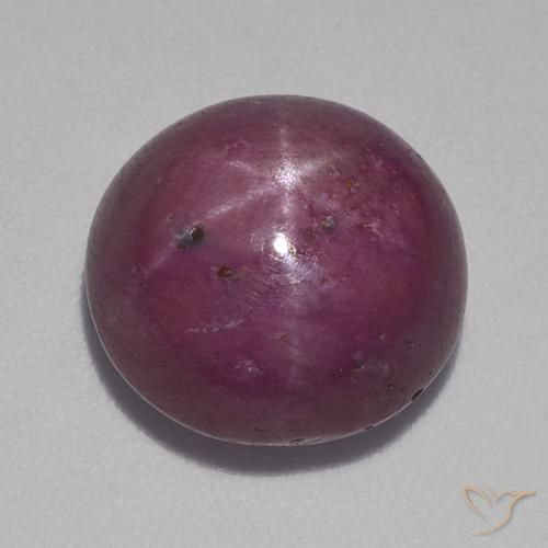 10.64ct Natural roxo avermelhado rubi estrela, oval, Opaco