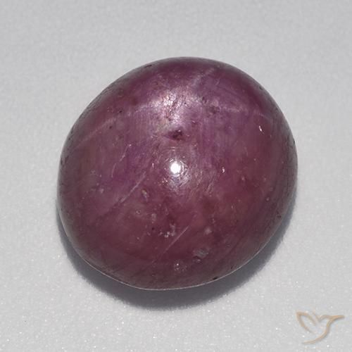 rubi estrela roxo avermelhado Natural 9.28ct, oval, Opaco