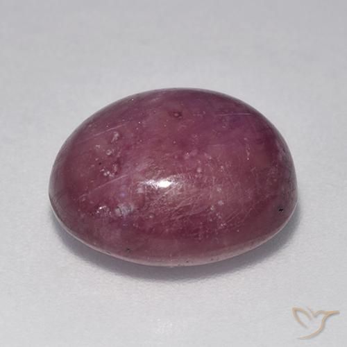 rubi estrela roxo avermelhado Natural 9.28ct, oval, Opaco