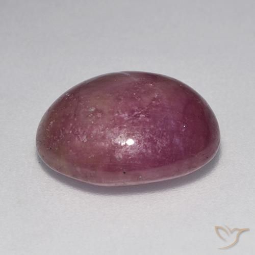 rubi estrela Roxo médio-escuro Natural 8.90ct, oval, Opaco