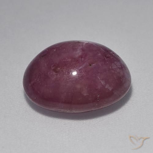 rubi estrela roxo avermelhado Natural 7.78ct, oval, Opaco