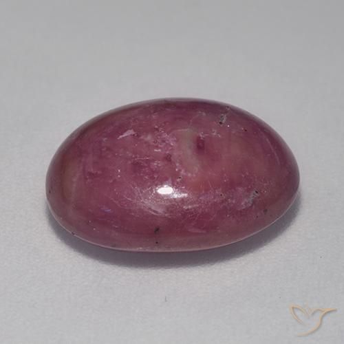 rubi estrela Roxo médio-escuro Natural 8.30ct, oval, Opaco