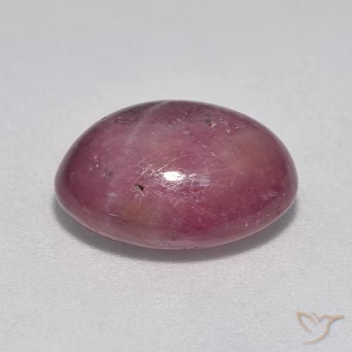 rubi estrela ameixa roxa Natural 7.78ct, oval, Opaco