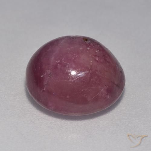 rubi estrela Roxo médio-escuro Natural 6.44ct, Redondo, Opaco