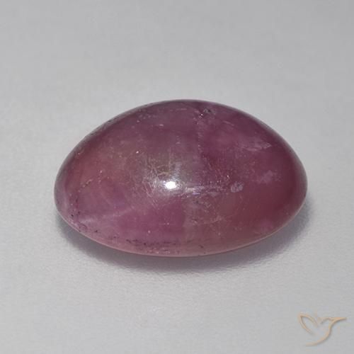 rubi estrela Roxo médio-escuro Natural 6.93ct, oval, Opaco
