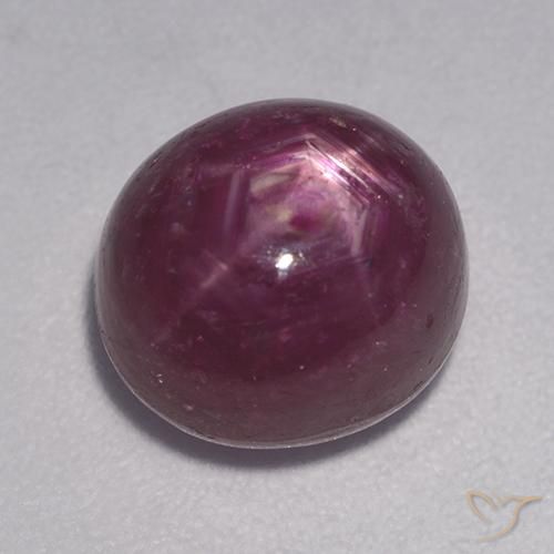 rubi estrela Roxo médio-escuro Natural 5.78ct, oval, Opaco