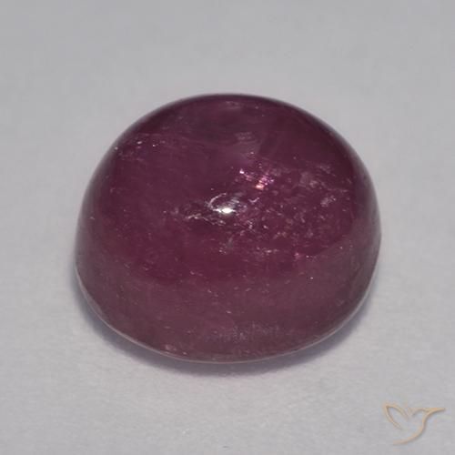 rubi estrela Roxo médio-escuro Natural 5.78ct, oval, Opaco