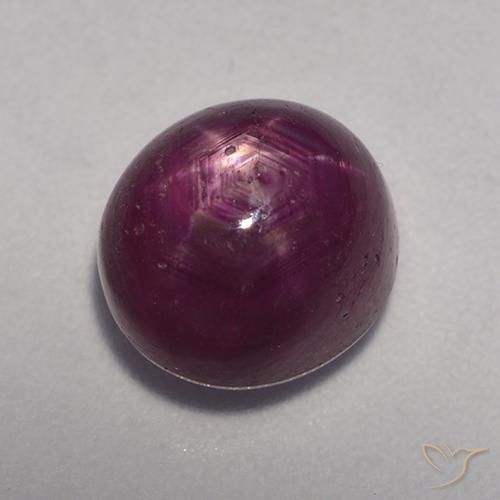 rubi estrela Vinho vermelho Natural 6.74ct, oval, Opaco