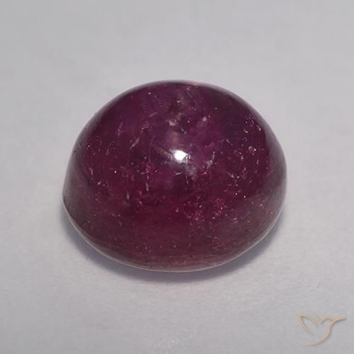 rubi estrela Vinho vermelho Natural 6.74ct, oval, Opaco