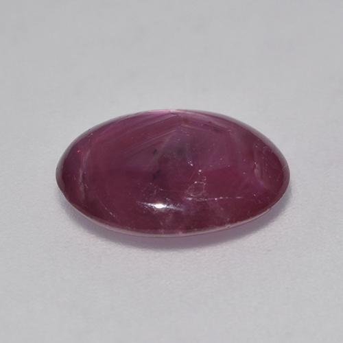 rubi estrela Vermelho escuro Natural 3.53ct, oval, Translúcido