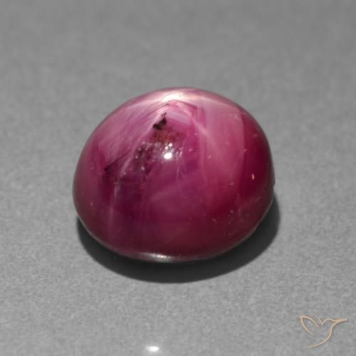 rubi estrela Magenta-Rosa Natural 4.05ct, oval, Translúcido
