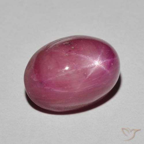 rubi estrela Vermelho rosado Natural 9.59ct, oval, Opaco