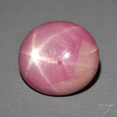 rubi estrela Magenta Rosa Natural 35.88ct, oval, Opaco