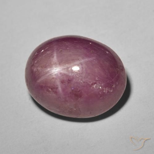 rubi estrela roxo avermelhado Natural 8.61ct, oval, Opaco