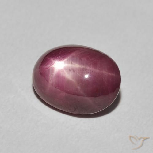 rubi estrela Medium Light-Purple Natural 4.45ct, oval, Opaco