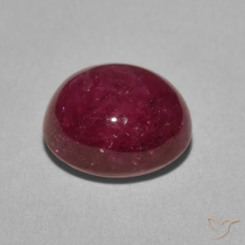 rubi estrela Berry Purple Natural 5.50ct, oval, Opaco