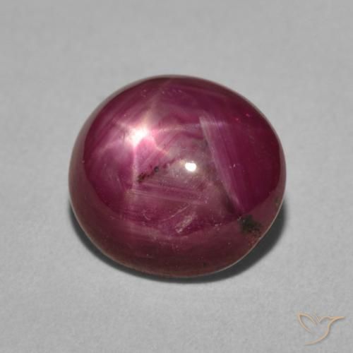 rubi estrela uva brilhante Natural 4.98ct, oval, Opaco