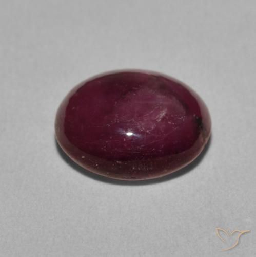 rubi estrela uva brilhante Natural 4.98ct, oval, Opaco