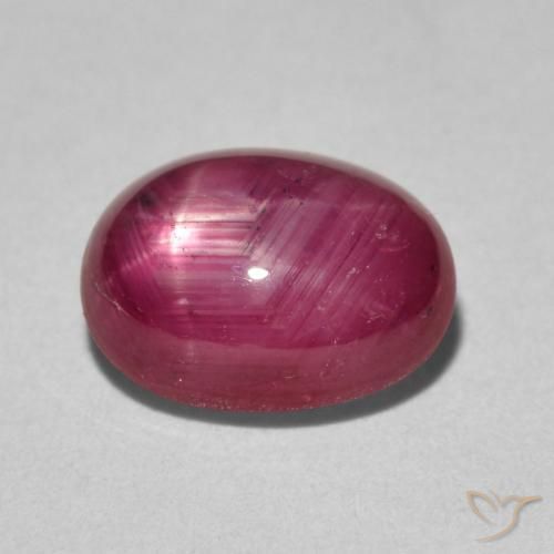 rubi estrela Jam Red Natural 3.63ct, oval, Opaco